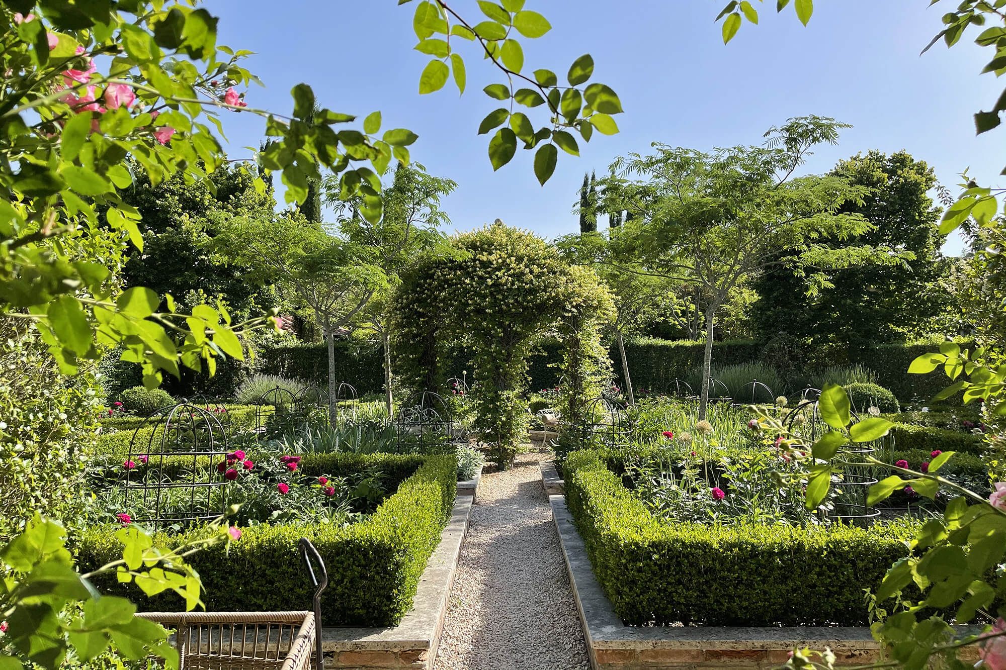 Borgo Santo Pietro - formal gardens