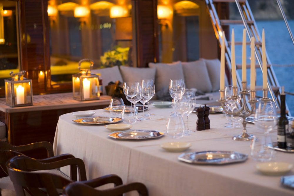 Satori Yacht sala da pranzo